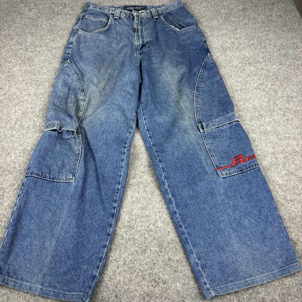 VTG Boss Jeans Mens 32x32 (Fits 31x31) Y2K Baggy Skater Streetwear Cargo Denim